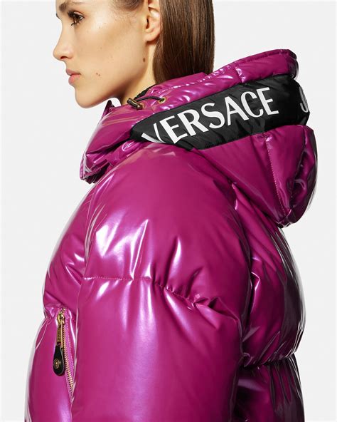 versace cowboy jacket|Versace puffer jacket.